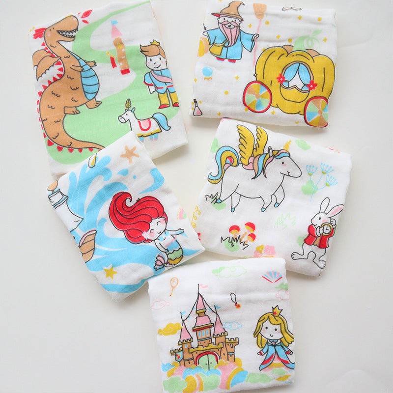 Children's Towel Embroidery Baby Saliva Towel