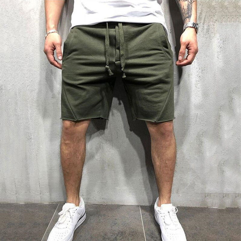 Summer men's gym sports sport grey shorts for men