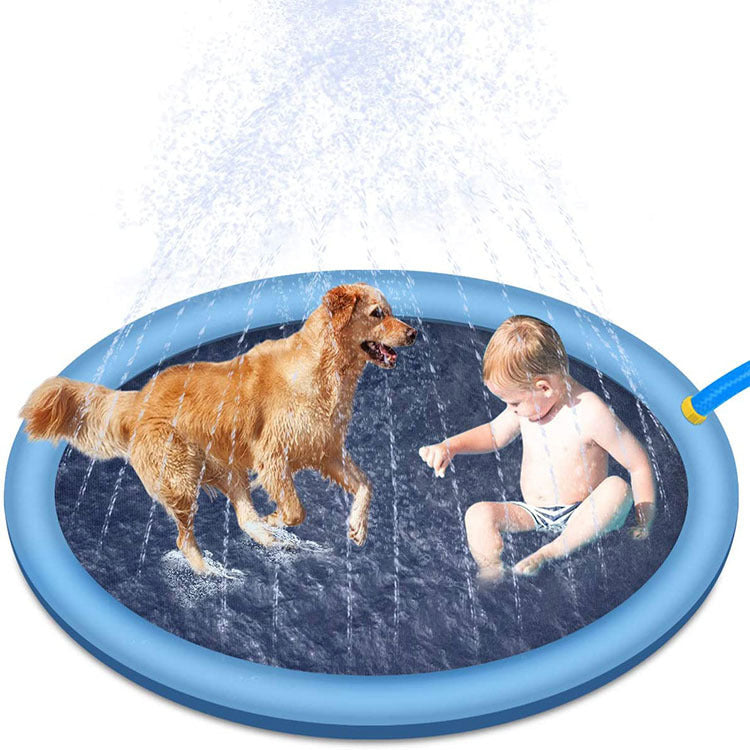 Kid Pet Simulation Sea Level Outdoor Inflatable Splash Mat Water Spray Game Pad Kids Educational Toys For Children Gift