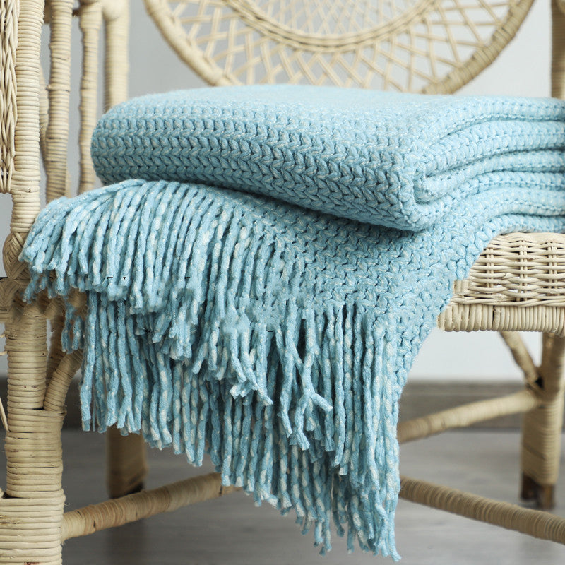 Knitted Woolen Blanket