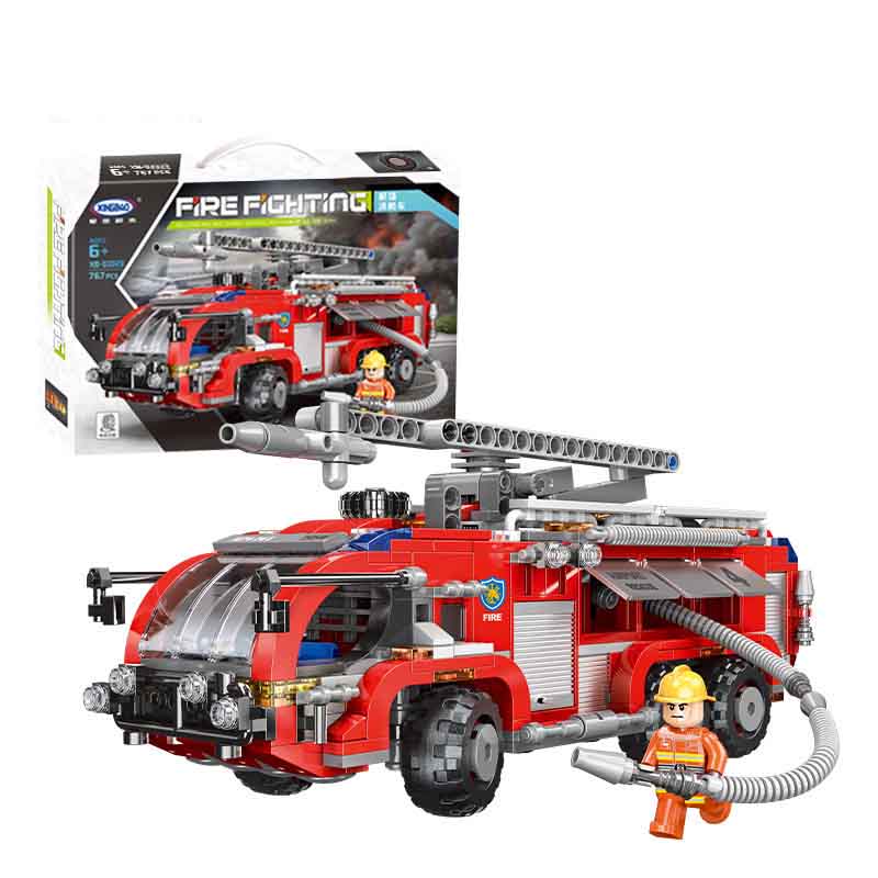Fire Truck Assembling Building Blocks Toy