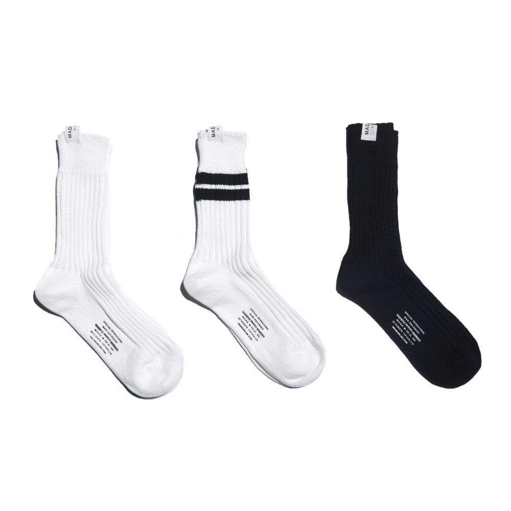 Men's Mid-length Striped All-match Wool Socks