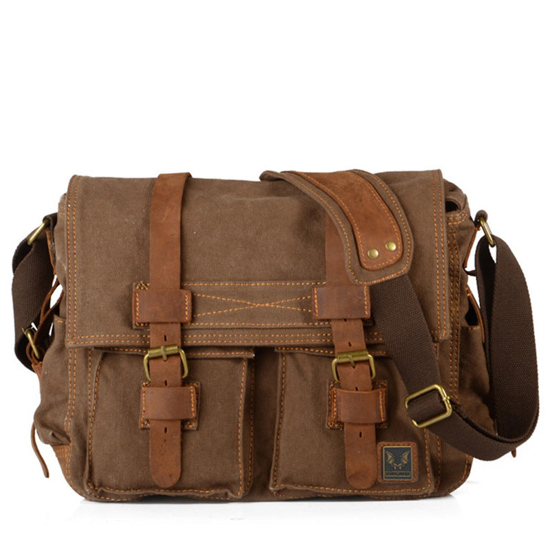 Men's And Women's Messenger Bags Horizontal Square Type