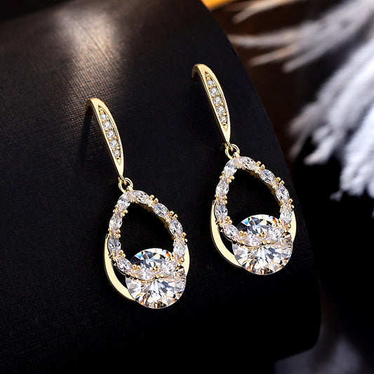 High-end Niche Earrings Female Temperament Long Earrings