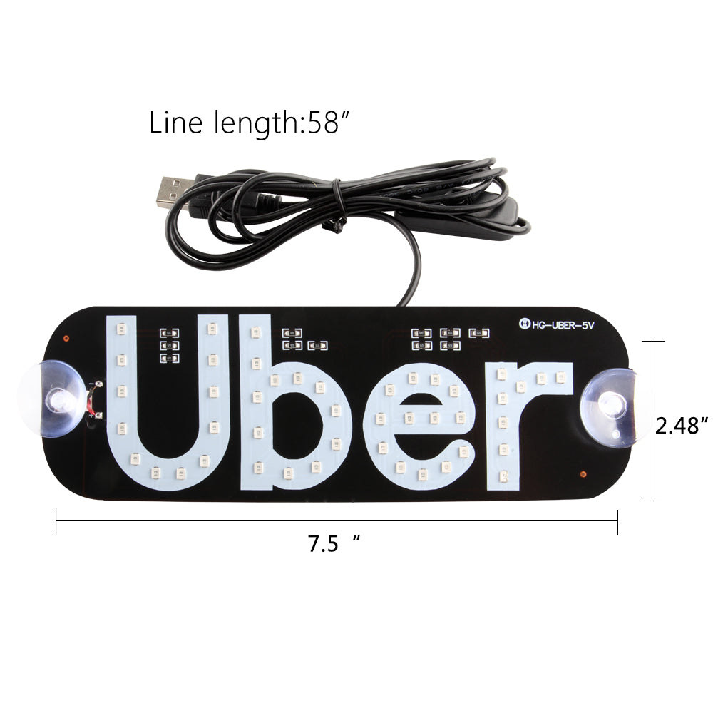 Car LED Indicator Light Instrument Light Taxi Uber TAXI Empty Car