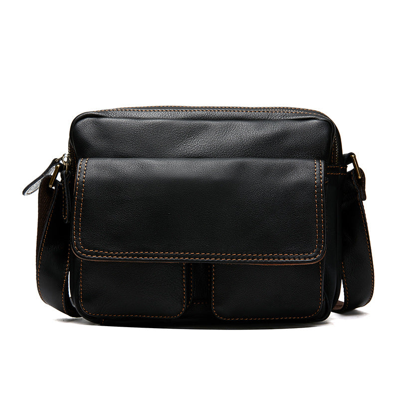 Men's Casual Leather Shoulder Messenger Bag
