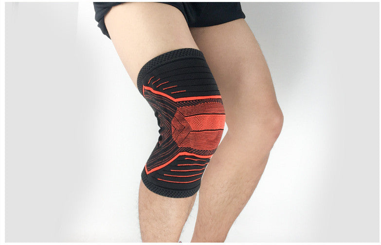 Support Pressurized Silicone Crash Sports Knee Pads