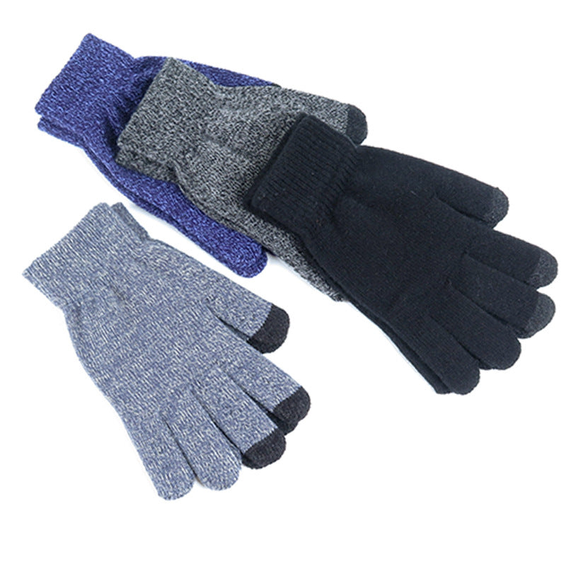 Touch Screen Gloves For Men Fall And Winter Fleece