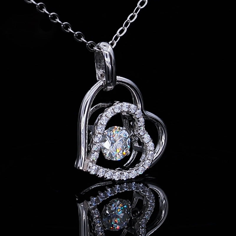 Fashionable And Smart 0.5 Carat Moissanite Necklace