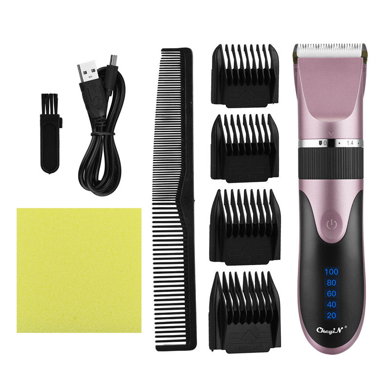 Household Electric Digital Display Hair Electric Hair Clipper