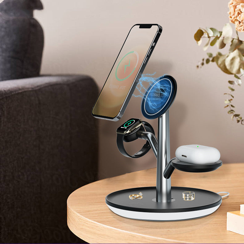 Multifunctional Mobile Phone Magnetic Suction Wireless Charger Bracket