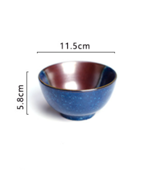 Japanese Style Kiln Glazed Sea Sands Tableware Set