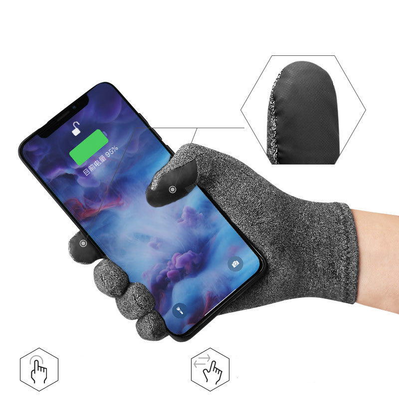 Pressure Touch Screen Mobile Phone Gloves Protect Joints To Keep Warm