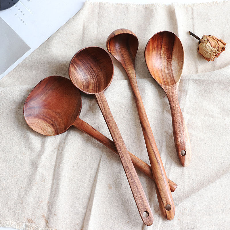 Household Teak Cooking Spoon & Spatula