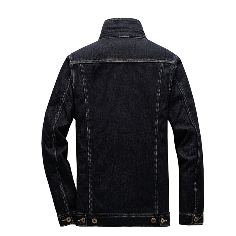 Men Denim Jacket Winter Thick Velvet Men Warm Coat Cowboy Male Fashion Windproof Coats