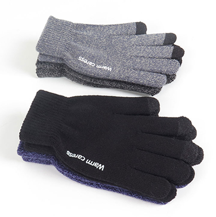 Touch Screen Gloves For Men Fall And Winter Fleece