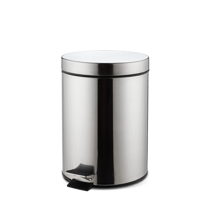 Household Fashion Personality Stainless Steel Trash Can