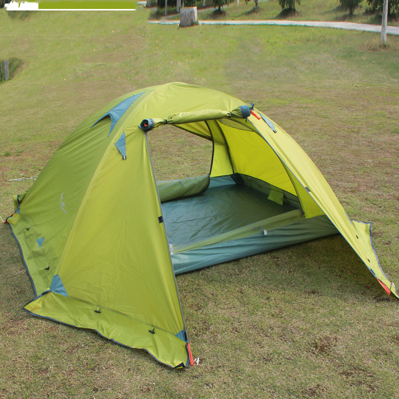 Camping Camping Tent Double Double Aluminum Pole Anti-storm Travel Camping