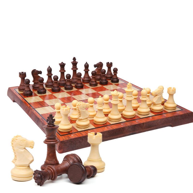 Chess Magnetic Chess Pieces Adult High-end Chessboard Imitation Solid Wood Children's Student Primer